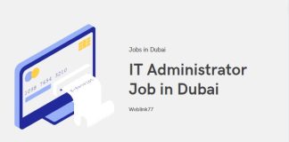 IT Administrator Job in Dubai