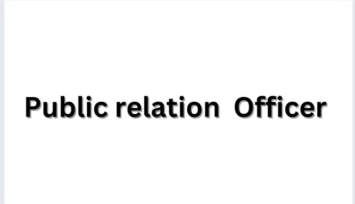 Public Relation Officer – PRO Job