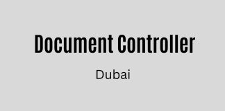 Document Controller Job in Dubai