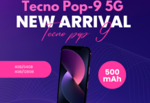 Tecno Pop 9 5G Specifications, 120Hz screen, and 48MP camera
